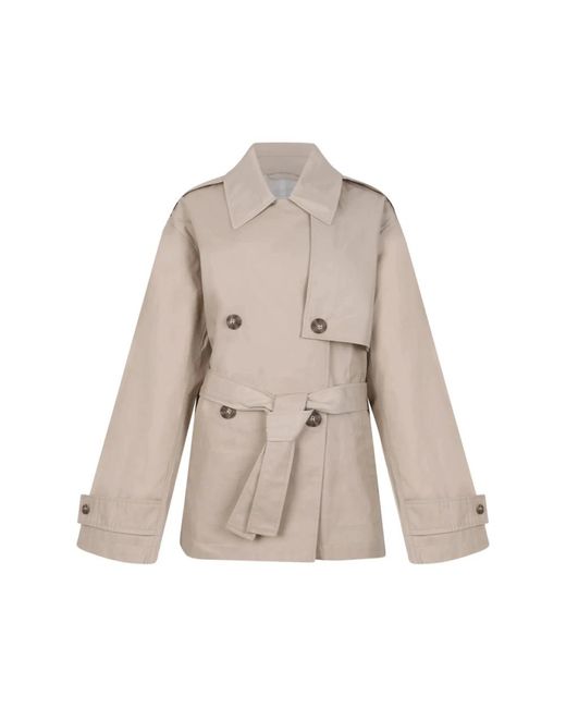 Calvin Klein Natural Trench Coats