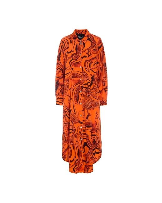Bitte Kai Rand Orange Shirt Dresses