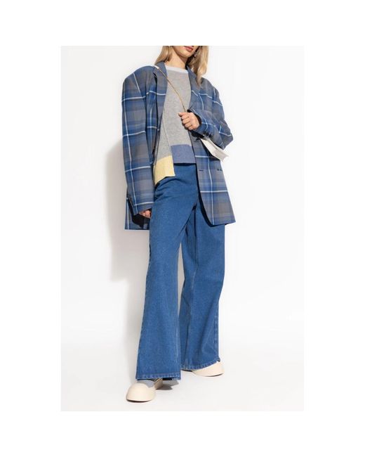 Marni Blue Wide Jeans