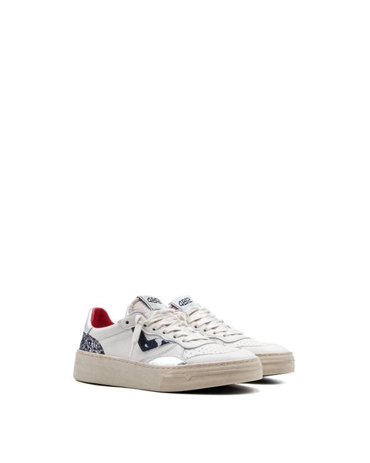 4b12 White Hyper Sneaker