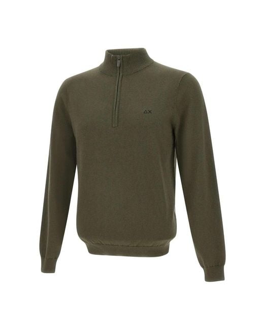 Sun 68 Green Turtlenecks for men