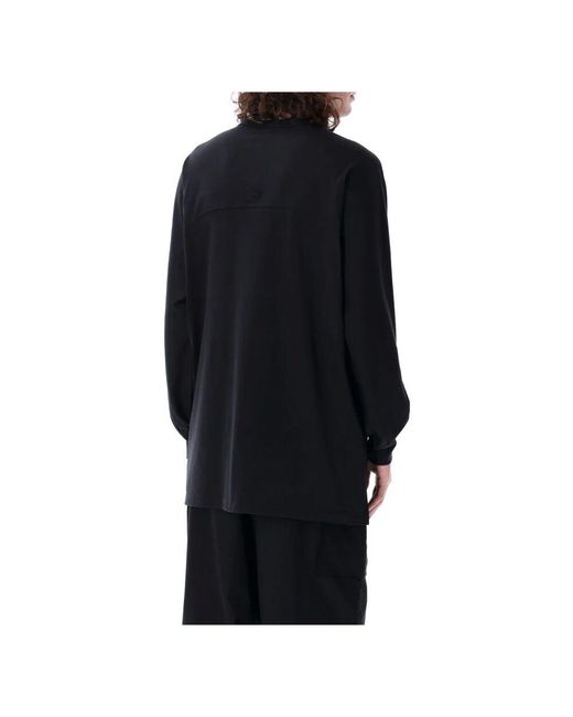 Long Sleeve Tops di Y-3 in Black da Uomo