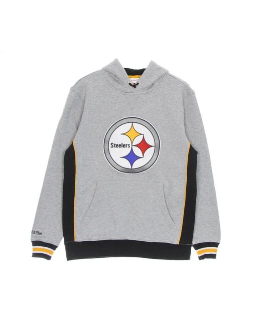 Hoodies Mitchell & Ness de hombre de color Gray