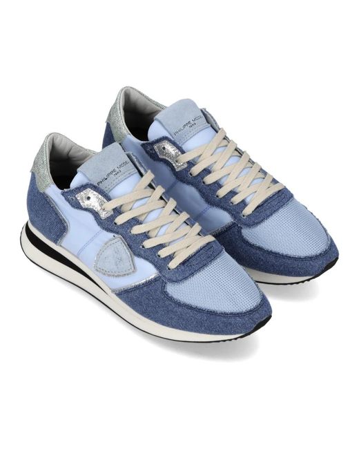 Philippe Model Blue Sneakers