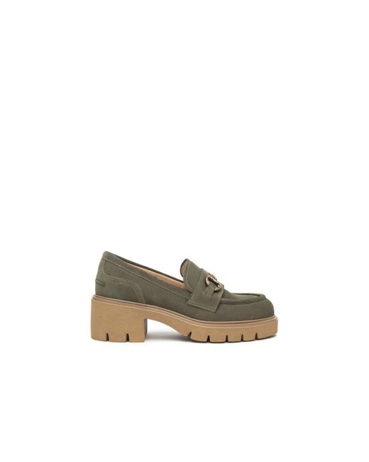 Nero Giardini Green Loafers