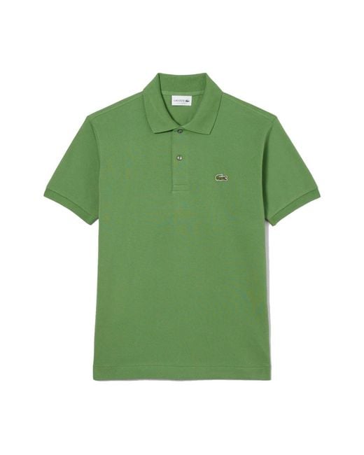 Lacoste Green Polo Shirts for men