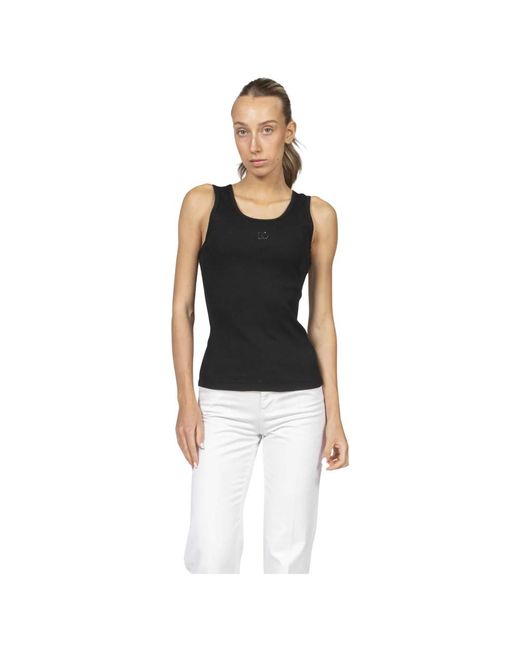 Dolce & Gabbana Black Sleeveless Tops