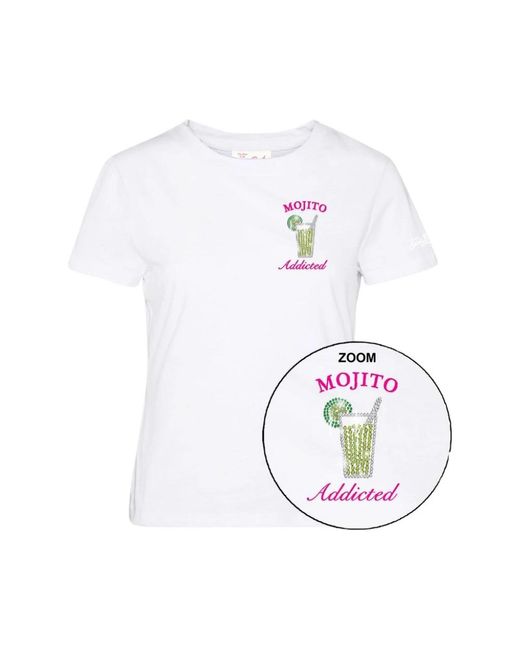 Mc2 Saint Barth White T-Shirts