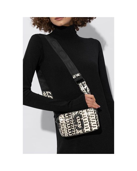 Marc Jacobs Black 'the snapshot' umhängetasche