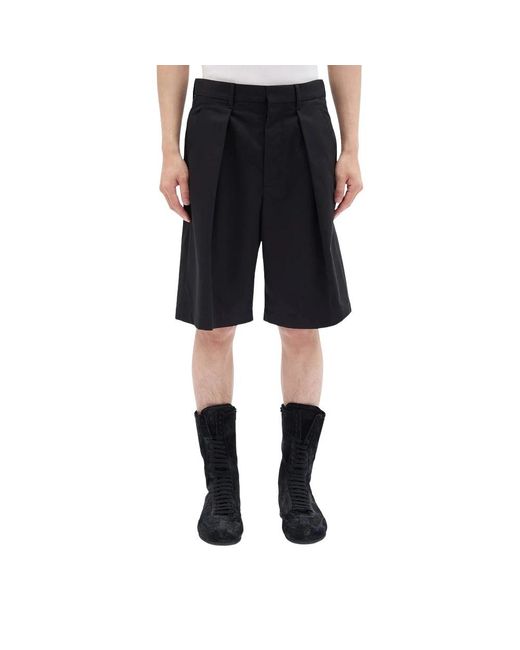 Ann Demeulemeester Black Casual Shorts for men