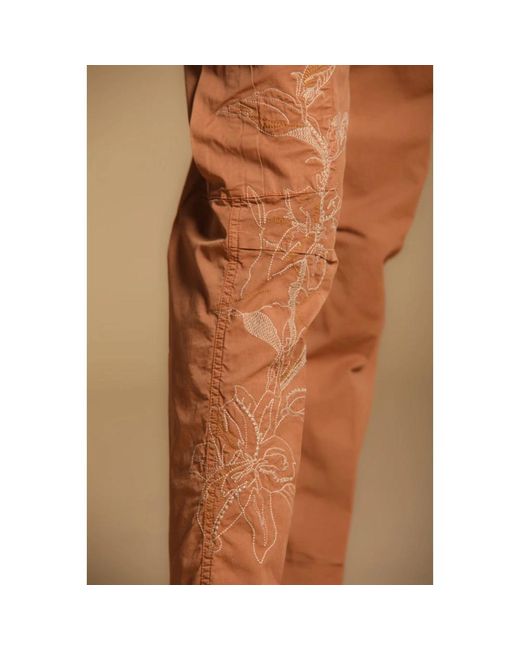Mason's Slim-Fit Trousers in het Orange