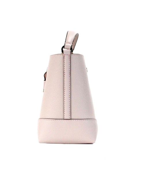 Michael Kors Natural Pebble Leather Bucket Crossbody Tasche