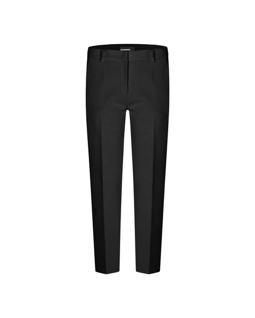 Cambio Black Cropped Trousers