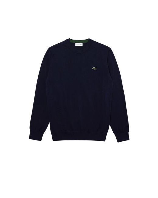 Lacoste Hoodies & Sweatvesten ,Blauw ,Katoen Cotton Fleece Hoodie in het Blue voor heren