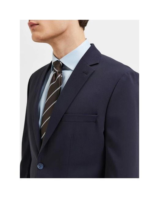 SELECTED Blazer in het Blue voor heren