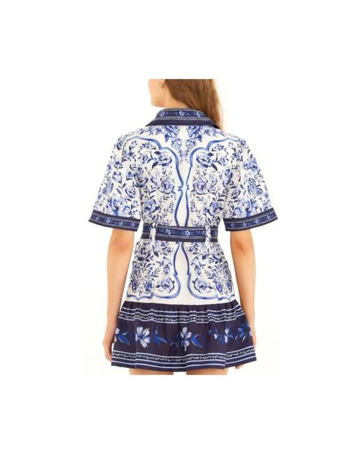 Farm Rio Blue Short Dresses