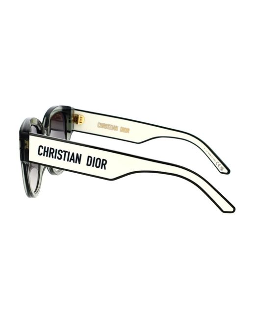 Dior Metallic Moderne schmetterling stil sonnenbrille