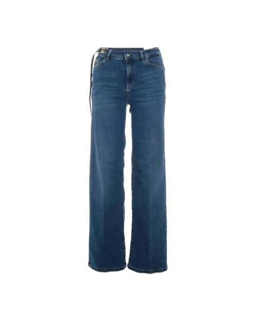 Wide Jeans Liu Jo en coloris Blue