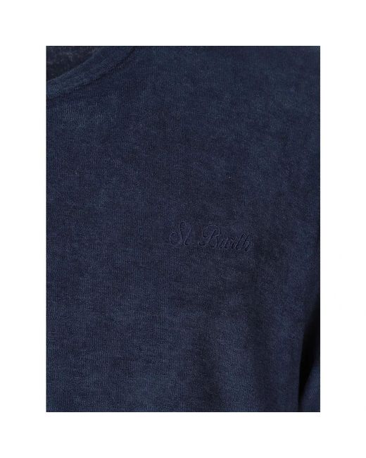 Mc2 Saint Barth Blue T-Shirts for men