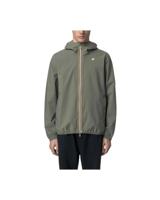 Rain Jackets K-Way de hombre de color Green
