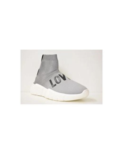 Moschino Gray Sneakers