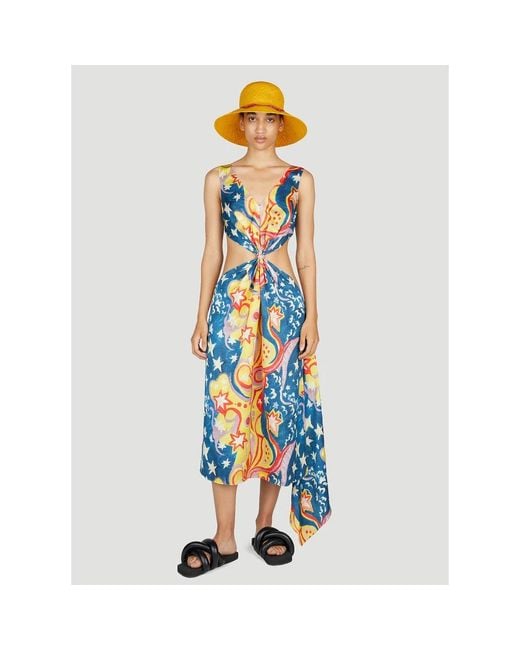 Marni Blue Summer Dresses