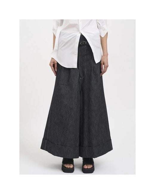 Junya Watanabe Black Wide Jeans
