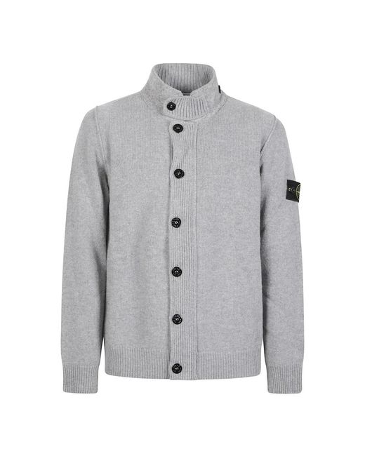 Cardigans Stone Island de hombre de color Gray
