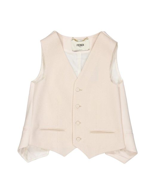 Fendi Natural Vests