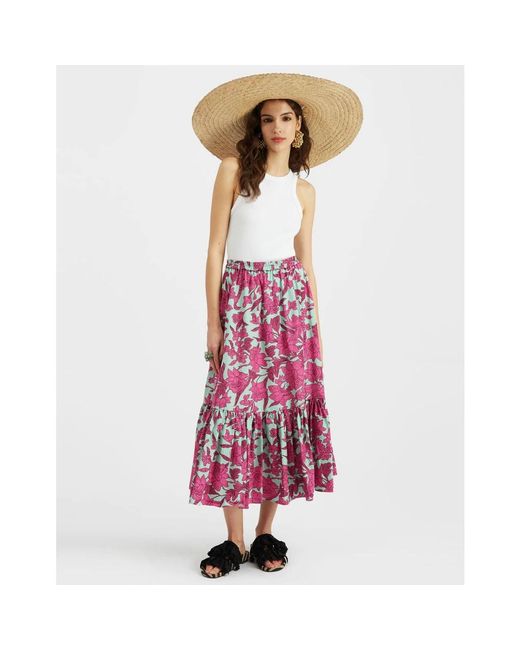 LaDoubleJ Mediterranean Sunset Rok in het Purple