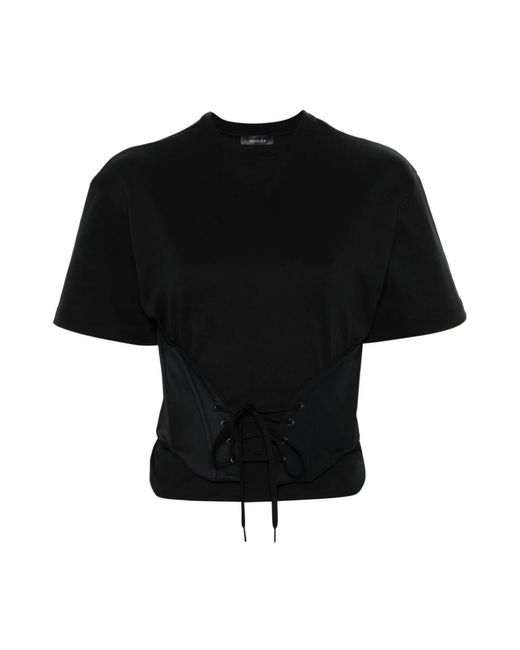 Mugler Black T-Shirts