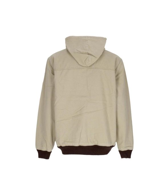 Dickies Jassen ,Katoen Canvas Sherpa Gevoerde Hoodie in het Natural voor heren