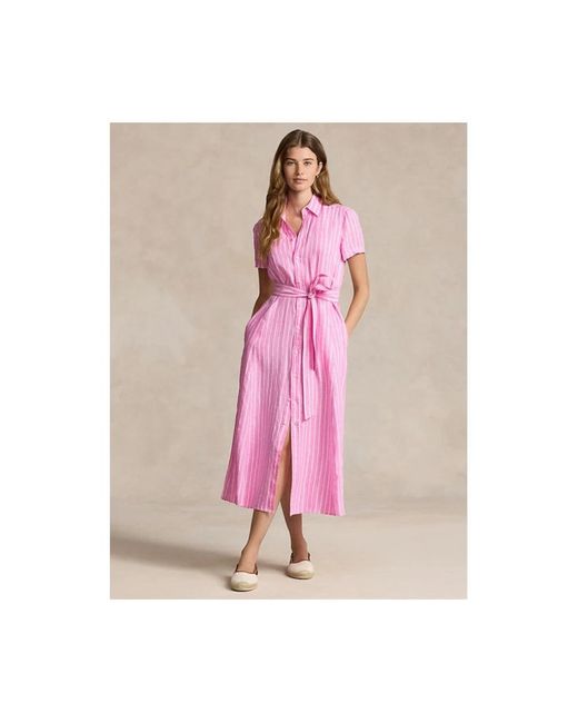 Polo Ralph Lauren Pink Shirt Dresses