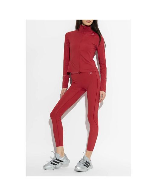 Adidas Training Mid Layer Jacket in het Red