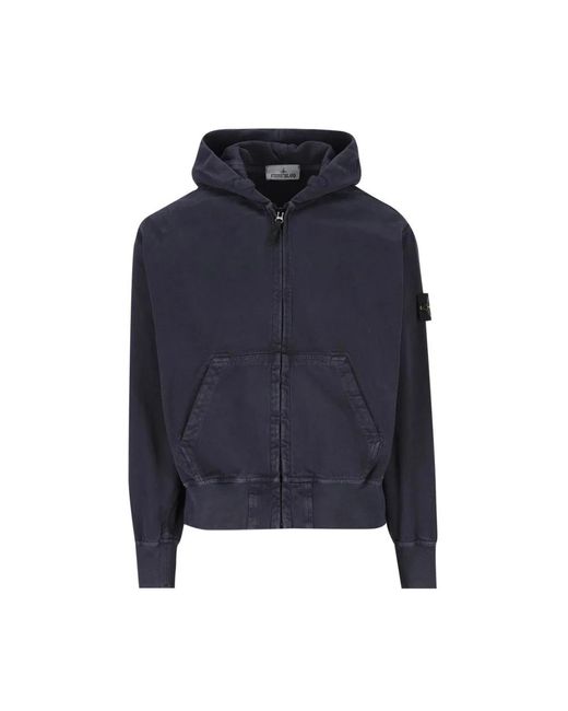 Zip-Throughs Stone Island de hombre de color Blue