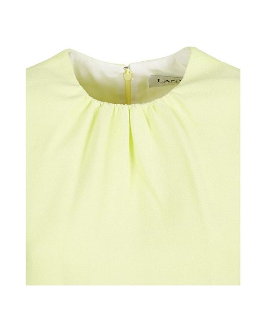 Lanvin Yellow Short Dresses