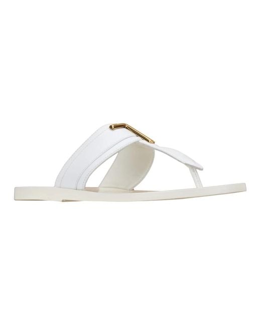 Tom Ford White Flip Flops