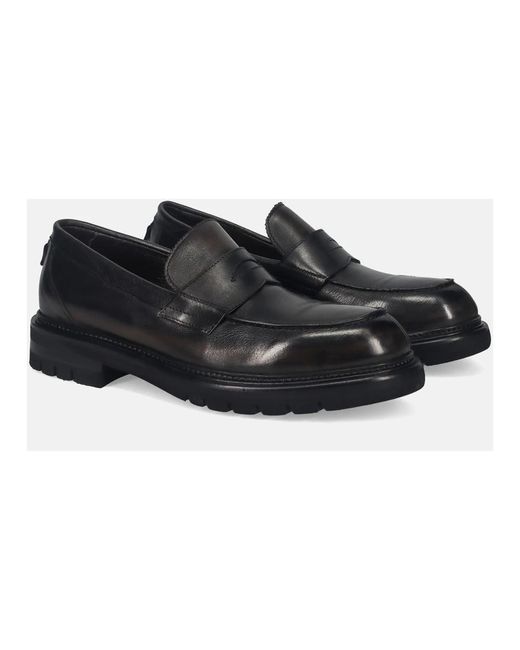 Calpierre Black Loafers for men