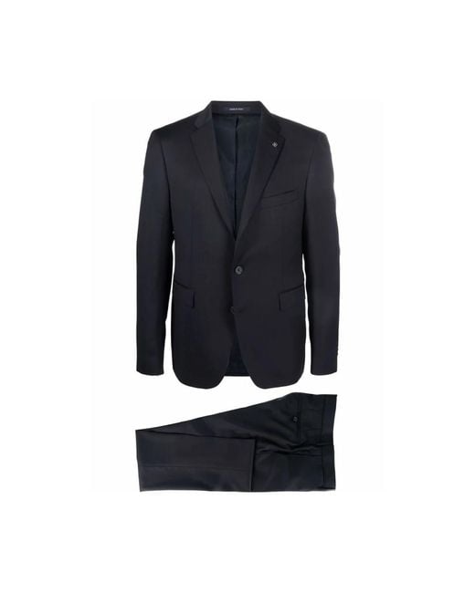 Tagliatore Single Breasted Suit in het Blue voor heren