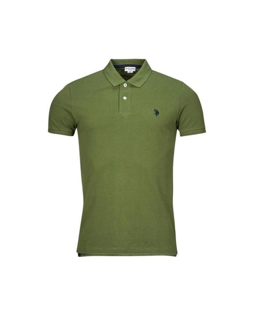 U.S. POLO ASSN. Polo piquet shirt in Green für Herren