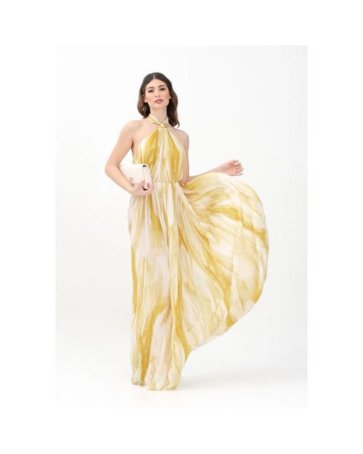 Elisabetta Franchi Metallic Gowns