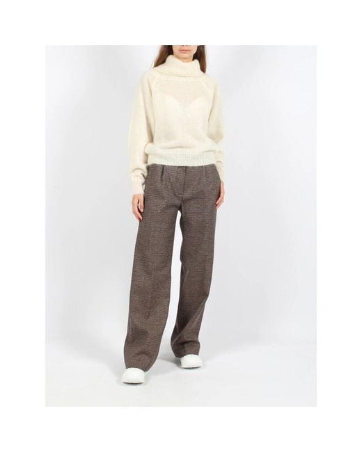 Nine:inthe:morning Brown Wide Jeans