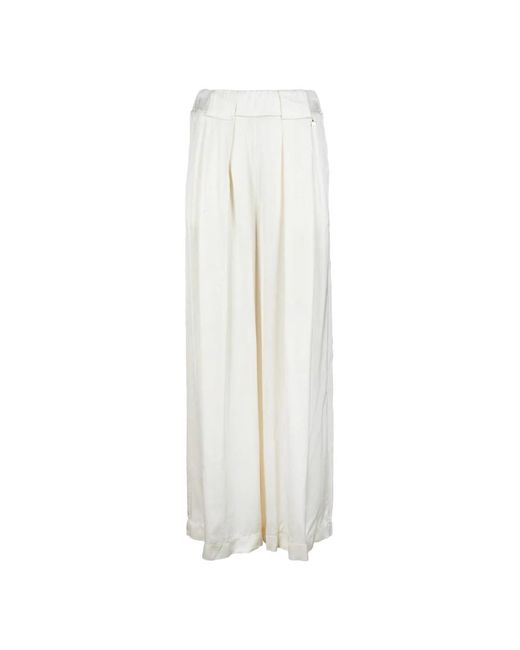 Wide Trousers Souvenir Clubbing en coloris White