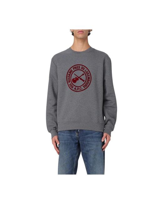Sweatshirts A.P.C. pour homme en coloris Gray