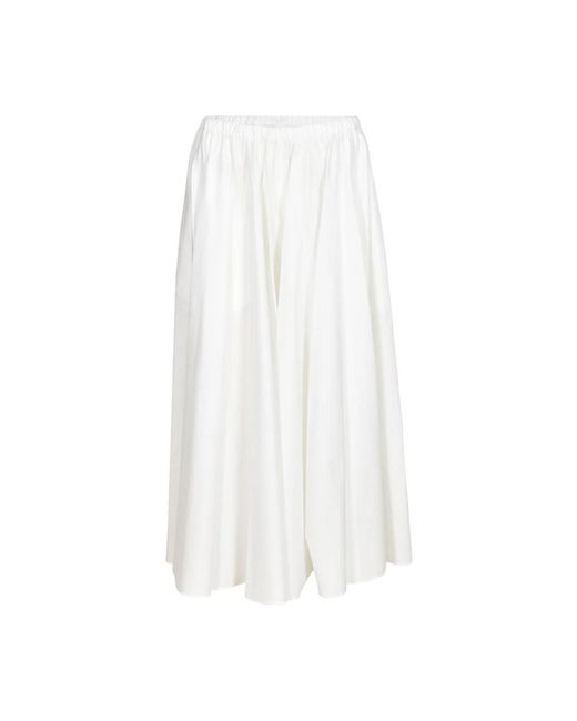Patou White Midi Skirts