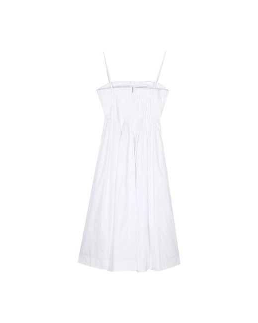 Staud White Midi Dresses