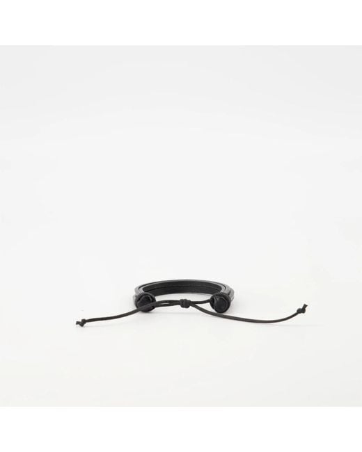 Bracelets Saint Laurent de color Black