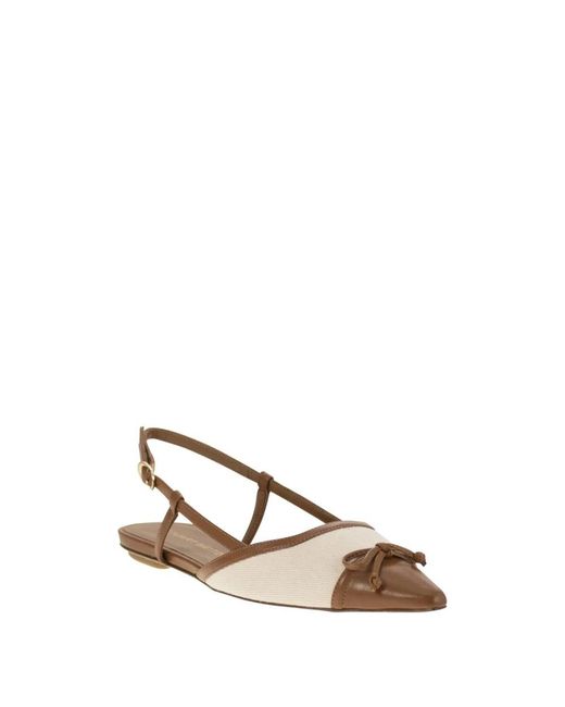 Stuart Weitzman Brown Kitty Slingback