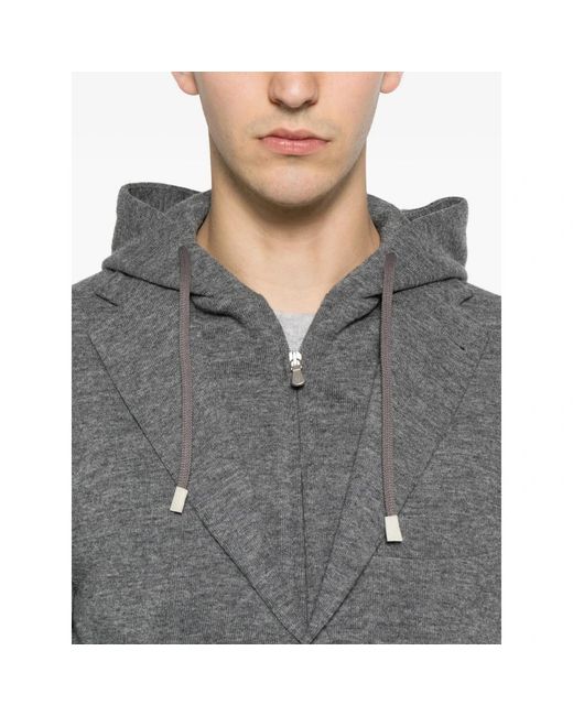 Eleventy Gray Blazers for men