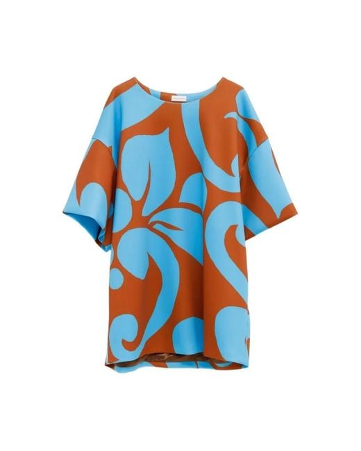 Dries Van Noten Blue T-Shirts